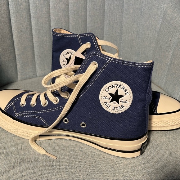 Converse Navy High-Top Sneakers - Picture 4 of 7